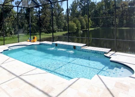 Pool screen cleaning