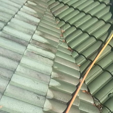Dramatic-Tile-Roof-Cleaning-Project-Sarasota-FL 1